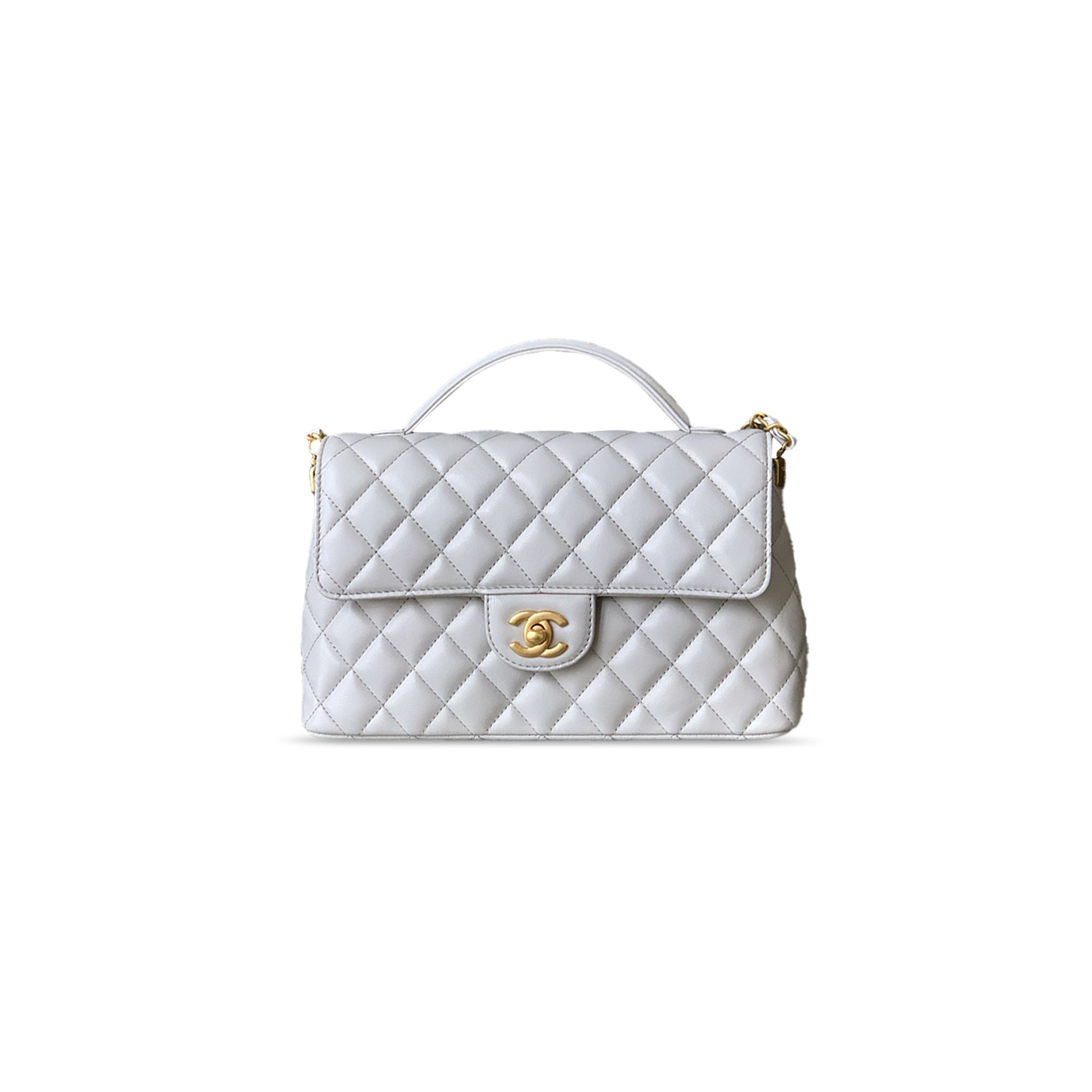 CHANEL MASTER TOP HANDLE FLAP BAG AS5356 (25*16*7cm)